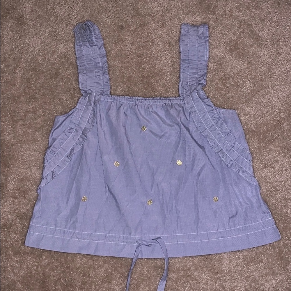 H&M Seersucker Tank Top